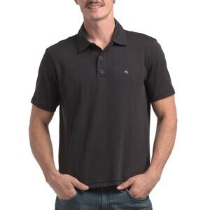 RAG & BONE Black Pima Cotton Pure Polo